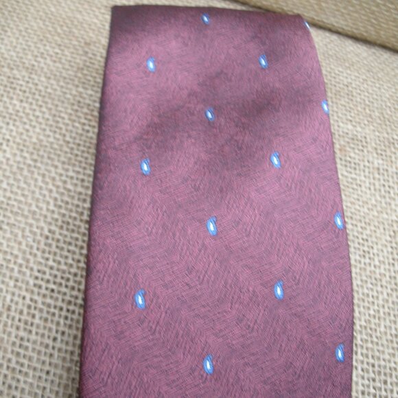 Vintage Jonathan Craig Tiny Paisley Pattern Tie - Picture 3 of 12